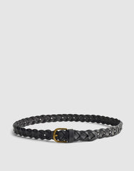 Linked Leather Belt TRUE BLACK