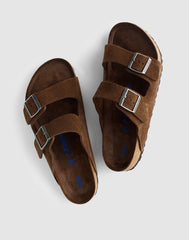 Birkenstock&reg; Arizona Sandal in Suede CARAFE