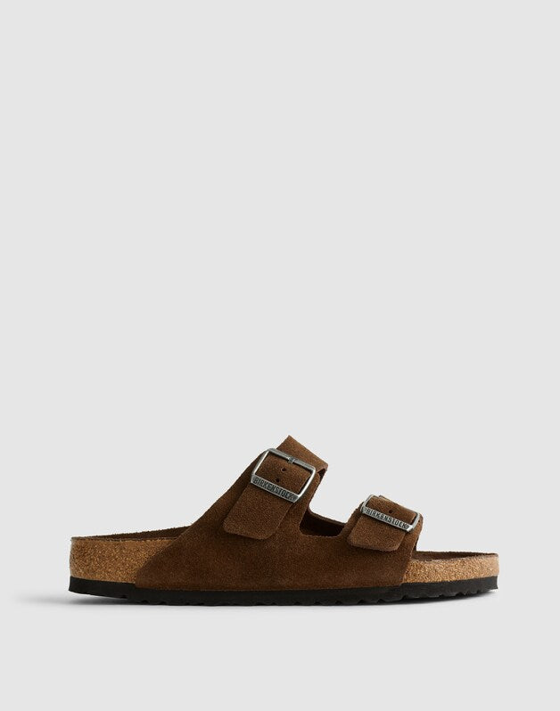 Birkenstock&reg; Arizona Sandal in Suede CARAFE