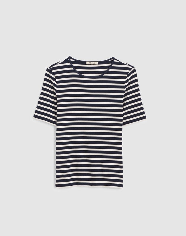 The 9-9 Short-Sleeve Tee in LuxeRib DARK NAVY