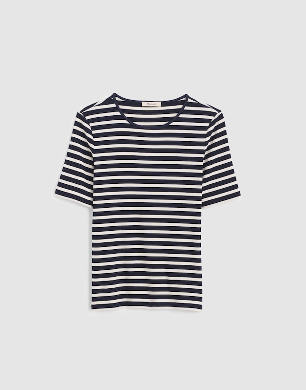 The 9-9 Short-Sleeve Tee in LuxeRib DARK NAVY