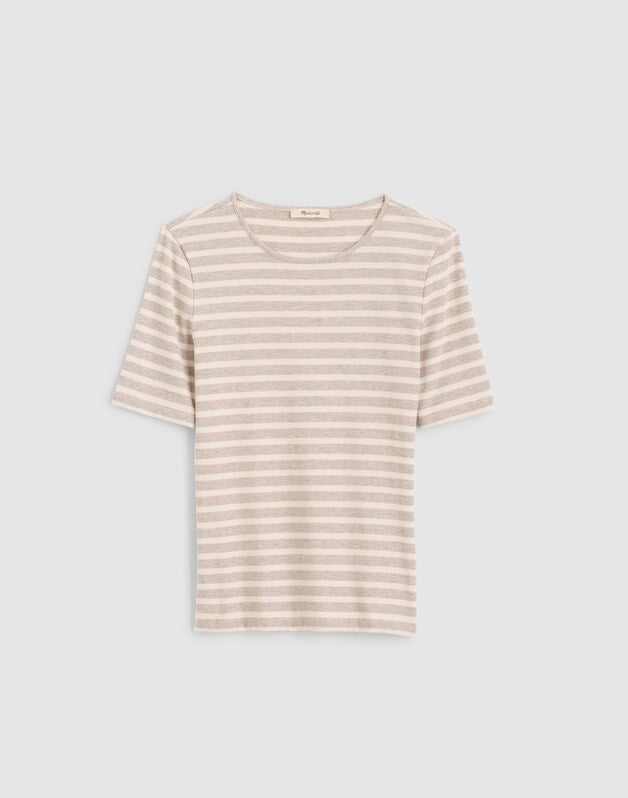 The 9-9 Short-Sleeve Tee in LuxeRib COASTAL DUNE