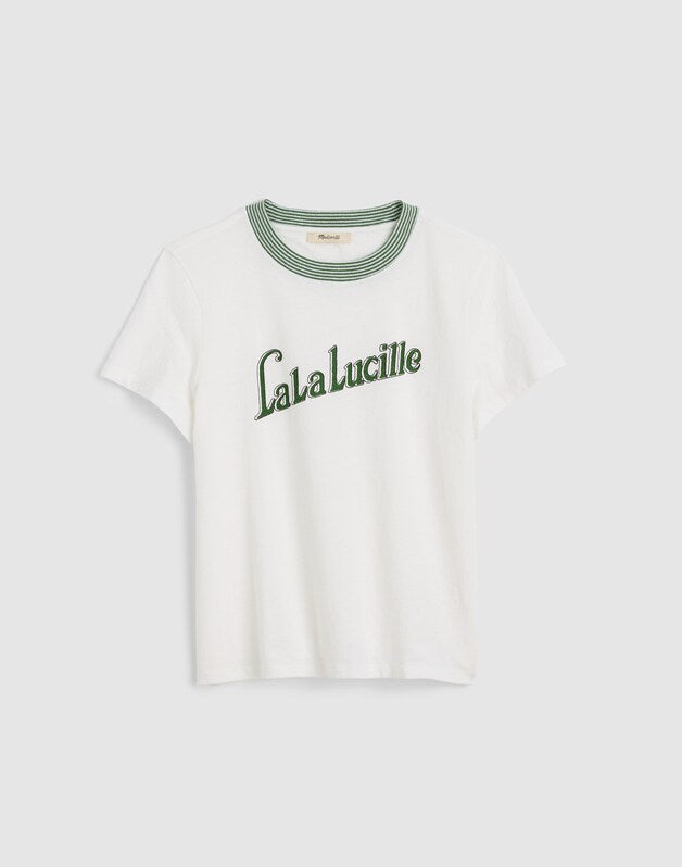 The Relaxed Tee in Vintage Jersey GARDEN GREEN