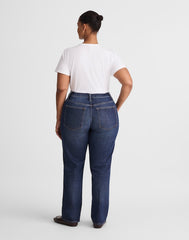 The Plus Longline Straight Jean MIDNIGHT WATERS WASH