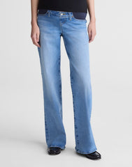 The Maternity Wide-Leg Jean in Super Stretch Denim COASTAL BLUE WASH