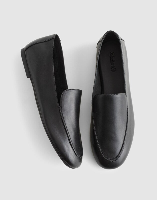 The Dolli Loafer in  Glove Leather TRUE BLACK