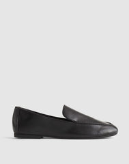 The Dolli Loafer in  Glove Leather TRUE BLACK
