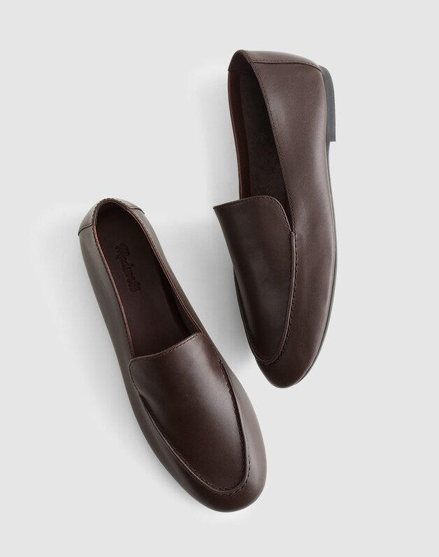The Dolli Loafer in  Glove Leather DARK CAROB