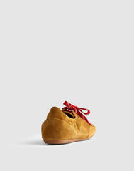 The Greta Ballet Sneaker in Suede SAND DUNE