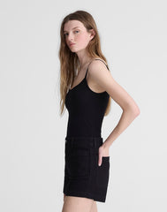 The Emmy Denim Short BLACK RINSE WASH