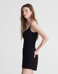 The Emmy Denim Short BLACK RINSE WASH