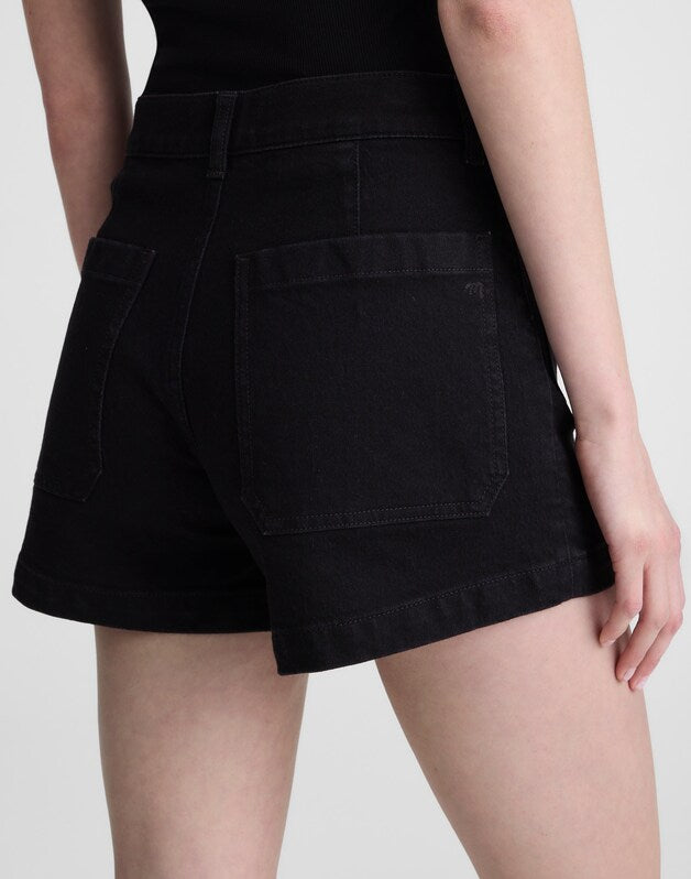 The Emmy Denim Short BLACK RINSE WASH