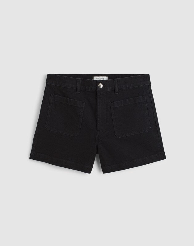The Emmy Denim Short BLACK RINSE WASH