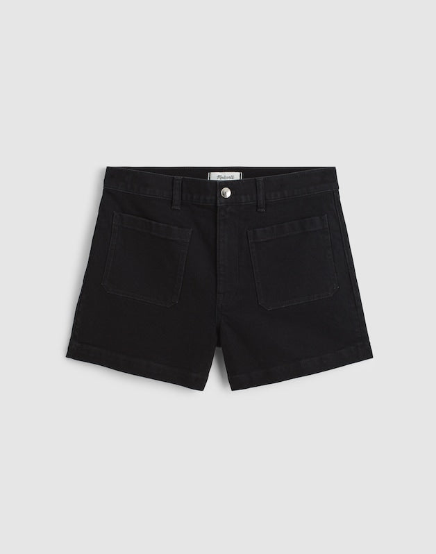 The Emmy Denim Short BLACK RINSE WASH