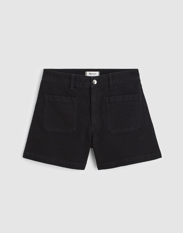 The Curvy Emmy Denim Short BLACK RINSE WASH