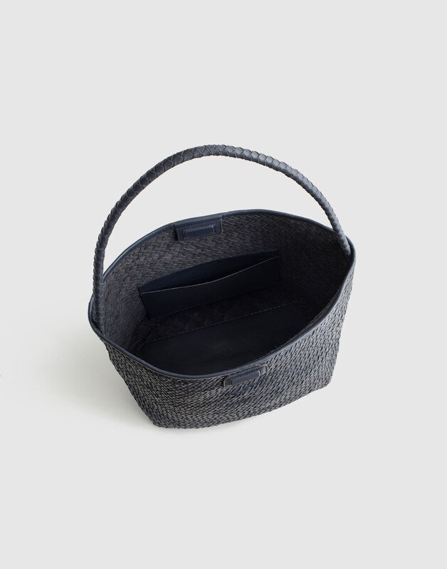 The Signature Woven Bucket Bag NIGHTTIME