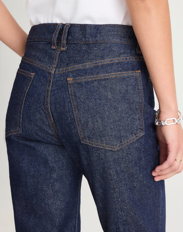 Alexa Chung for Madewell Franny Straight Jean in Rinse Wash RINSE WASH