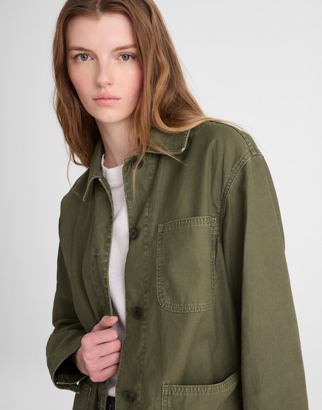 Classic Chore Jacket in Cotton Twill FADED IVY