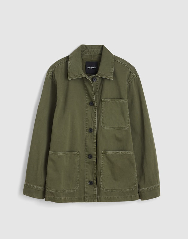 Classic Chore Jacket in Cotton Twill FADED IVY