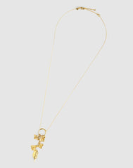 Jasmine Cluster Pendant Necklace ANTIQUE GOLD
