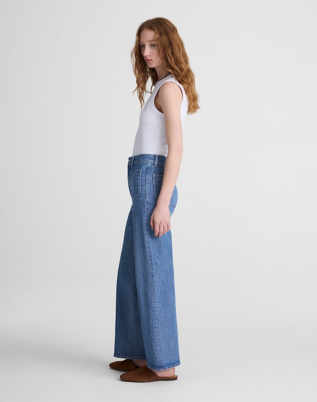 The Emmett Wide-Leg Jean DRIFTWATER WASH