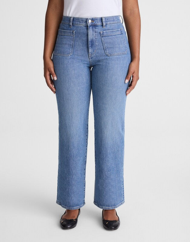 The Curvy Emmett Wide-Leg Jean DRIFTWATER WASH