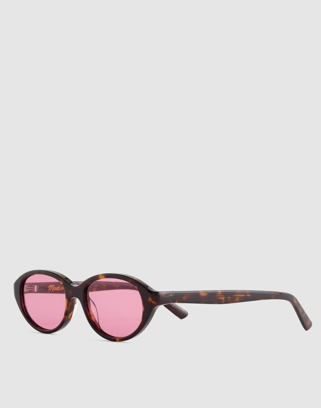 The Solina Oval Sunglasses WHISKY TORT