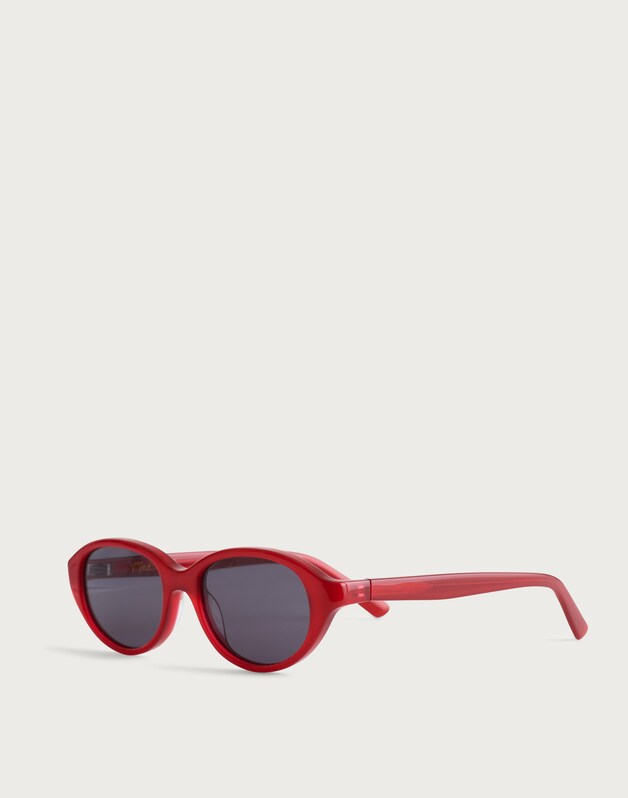 The Solina Oval Sunglasses POMEGRANATE SEED