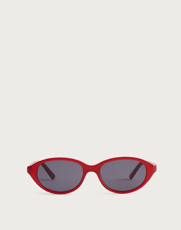 The Solina Oval Sunglasses POMEGRANATE SEED