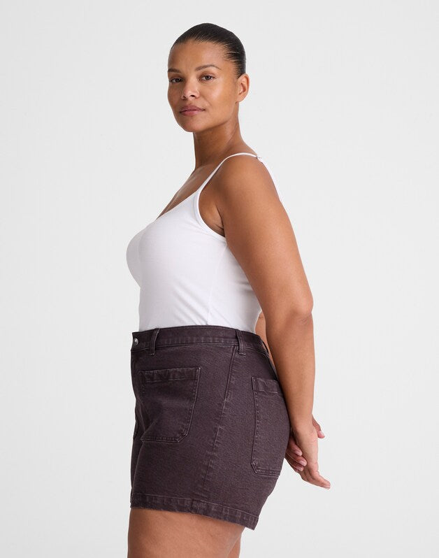 The Plus Emmy Short CHOCOLATE PLUM