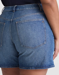 The Plus Perfect Vintage Mid-Length Short IRMO WASH