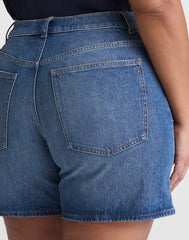 The Plus Perfect Vintage Mid-Length Short IRMO WASH
