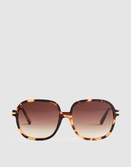 The Brunch Oversized Sunglasses WHISKY TORT