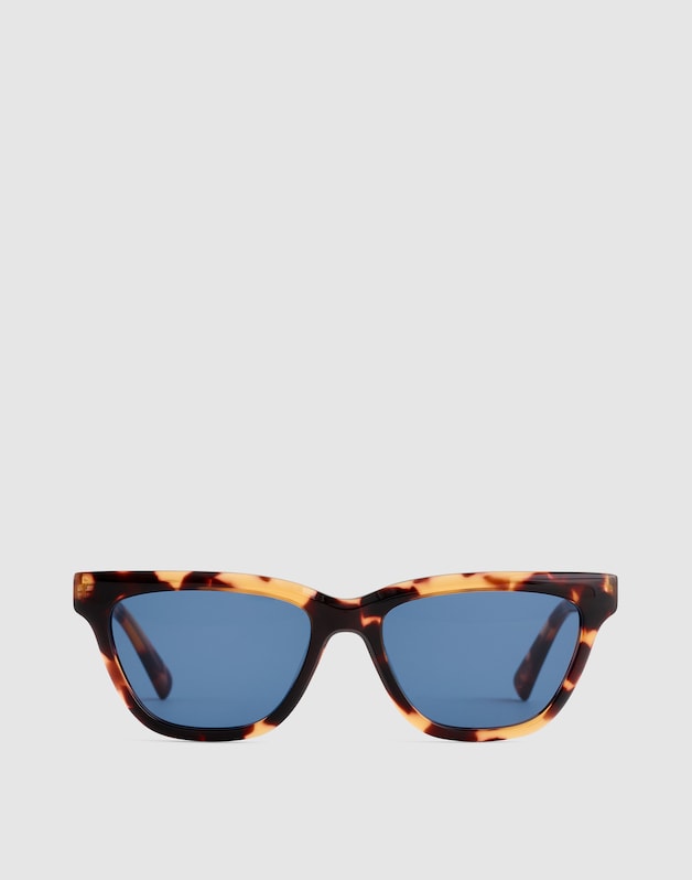The Delia Angular Sunglasses WHISKY TORT