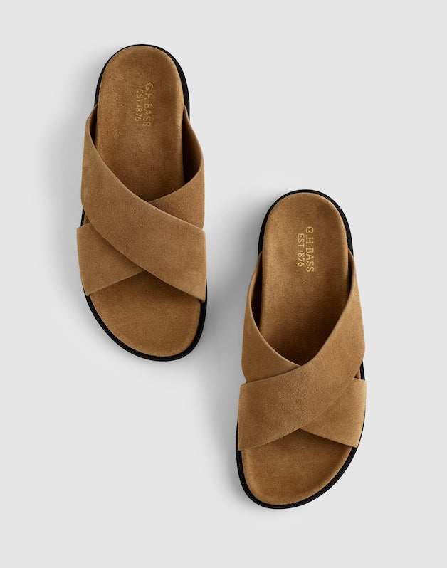 G.H.BASS Charleswood Sandals HAZELNUT