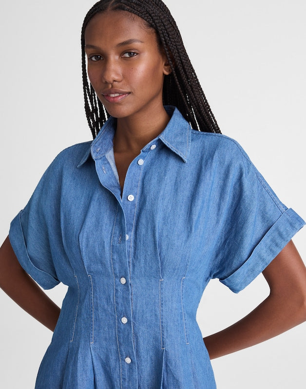 The Perry Denim Shirtdress SEASIDE WASH