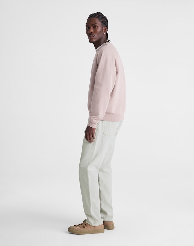 Relaxed Taper Jeans in Summerweight Denim ALUMINUM