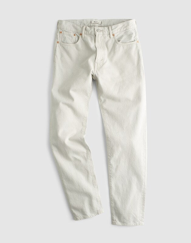 Relaxed Taper Jeans in Summerweight Denim ALUMINUM