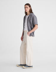 Utility Pant in Cotton-Hemp Canvas NATURAL SEEDED