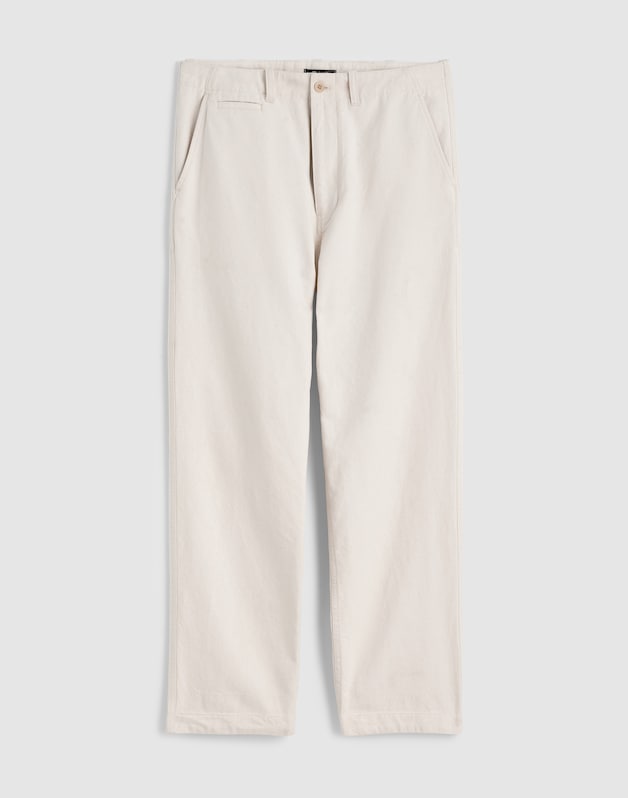 Utility Pant in Cotton-Hemp Canvas NATURAL SEEDED