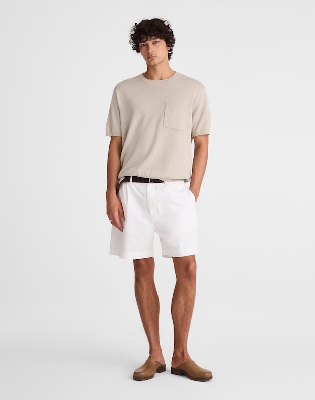 Rollneck Sweater Tee HEATHER PALE PEWTER