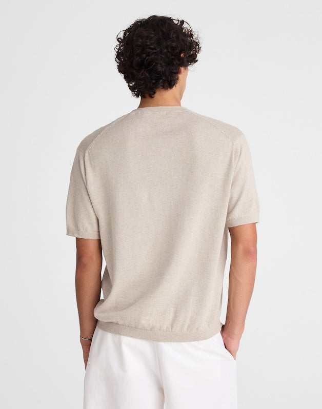 Rollneck Sweater Tee HEATHER PALE PEWTER