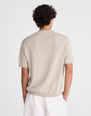 Rollneck Sweater Tee HEATHER PALE PEWTER