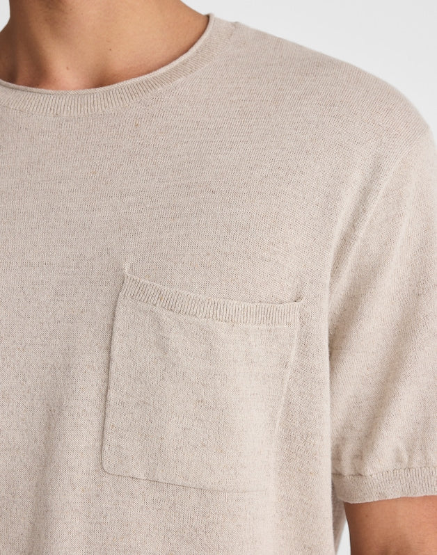 Rollneck Sweater Tee HEATHER PALE PEWTER