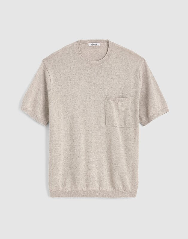 Rollneck Sweater Tee HEATHER PALE PEWTER