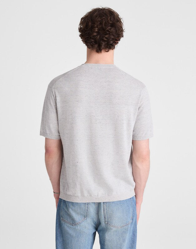 Rollneck Sweater Tee HEATHER FEATHER GREY