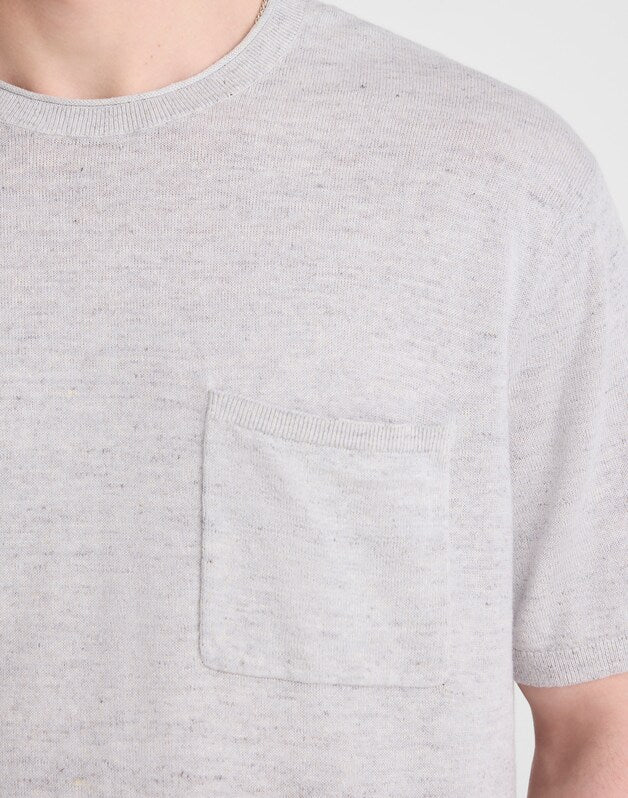Rollneck Sweater Tee HEATHER FEATHER GREY