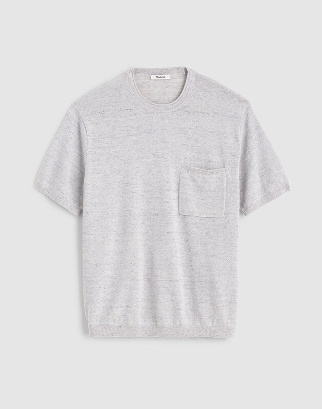 Rollneck Sweater Tee HEATHER FEATHER GREY