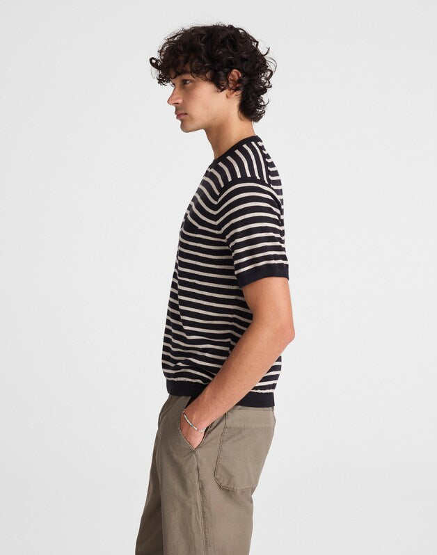 Rollneck Sweater Tee OBSIDIAN BLUE