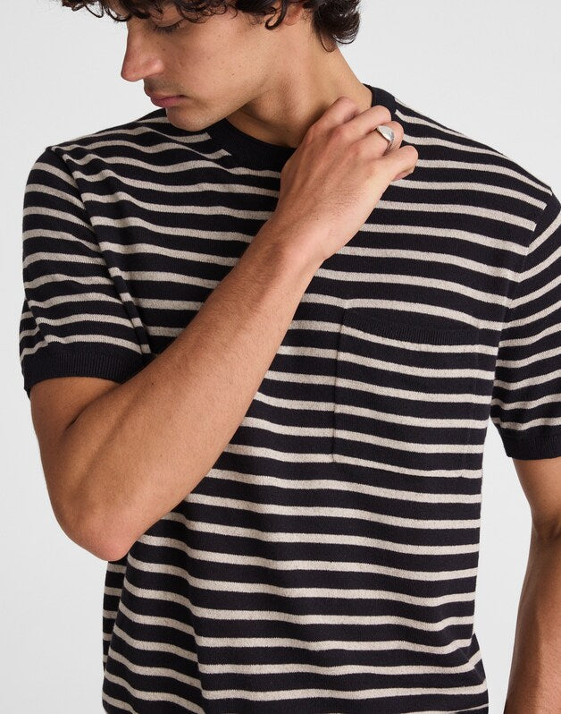 Rollneck Sweater Tee OBSIDIAN BLUE